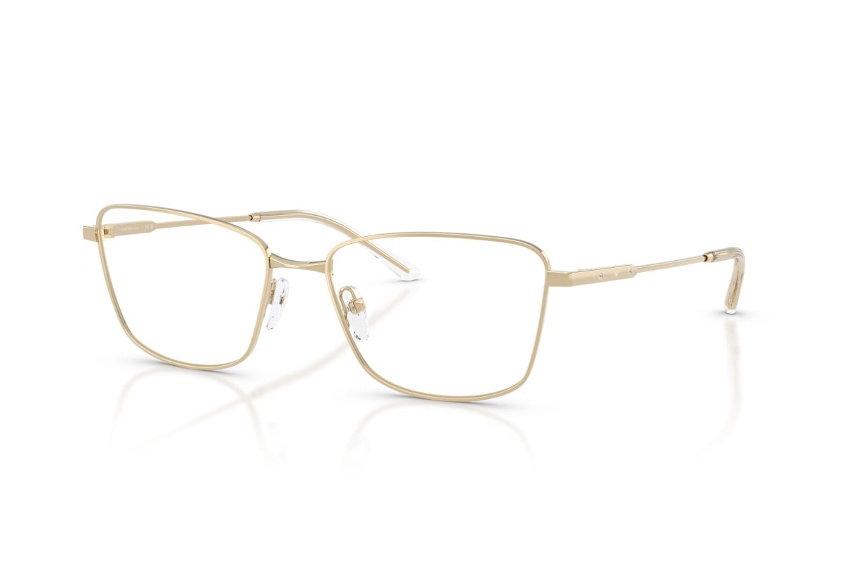 OCCHIALE DA VISTA DONNA | EMPORIO ARMANI EA 1185B - 3013 ORO PALLIDO LUCIDO - CALIBRO 56