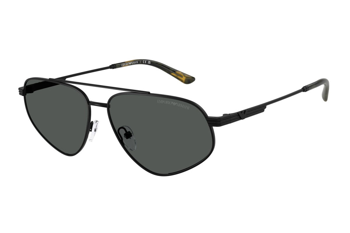 OCCHIALE DA SOLE UOMO | EMPORIO ARMANI EA 2156 - 300187 NERO OPACO - CALIBRO 59