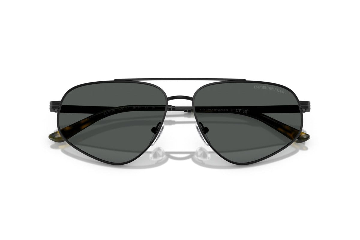 OCCHIALE DA SOLE UOMO | EMPORIO ARMANI EA 2156 - 300187 NERO OPACO - CALIBRO 59