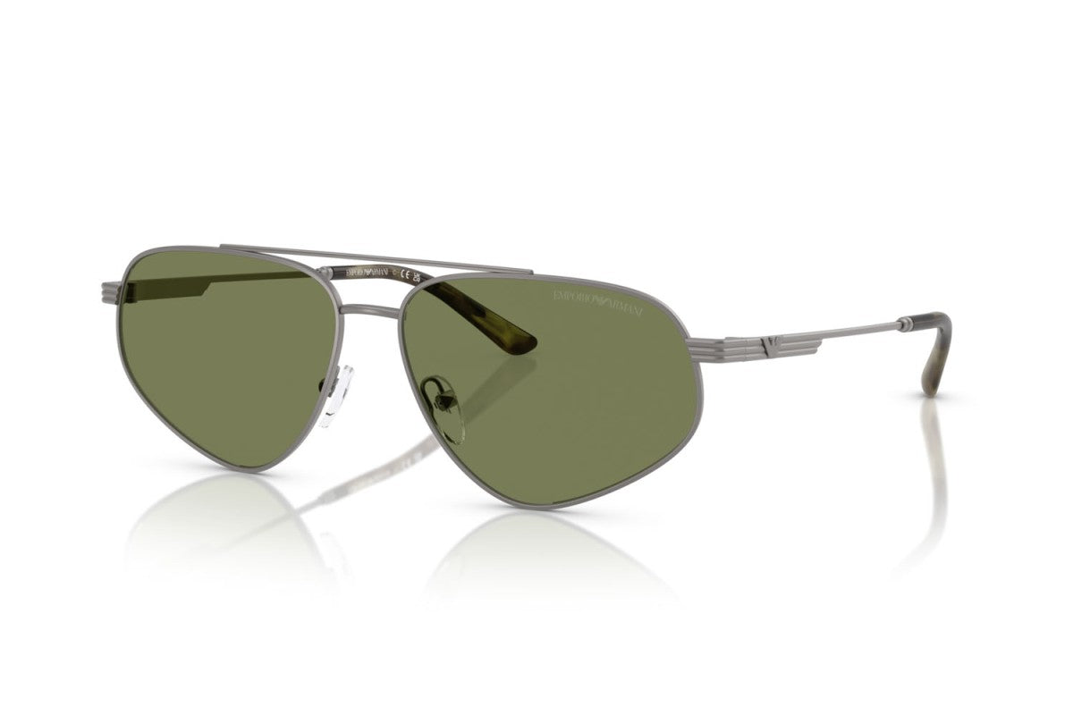 OCCHIALE DA SOLE UOMO | EMPORIO ARMANI EA 2156 - 30032A CANNA DI FUCILE OPACA - CALIBRO 59