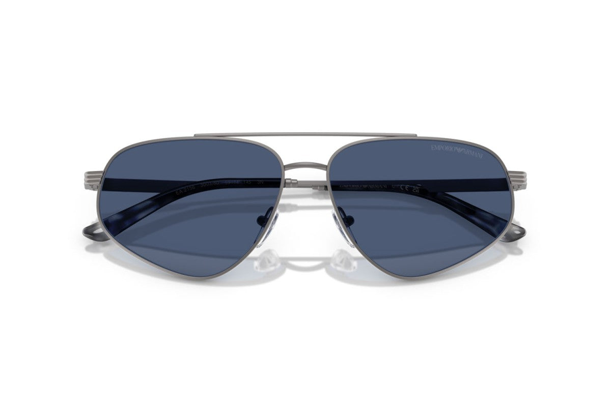 OCCHIALE DA SOLE UOMO | EMPORIO ARMANI EA 2156 - 300380 CANNA DI FUCILE OPACA - CALIBRO 59