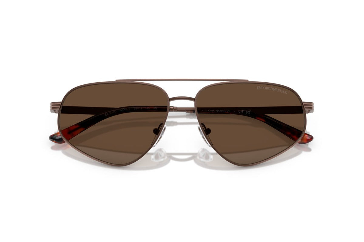 OCCHIALE DA SOLE UOMO | EMPORIO ARMANI EA 2156 - 300673 BRONZO OPACO - CALIBRO 59