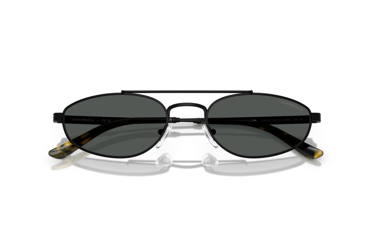 OCCHIALE DA SOLE UOMO | EMPORIO ARMANI EA 2157 - 300187 NERO OPACO - CALIBRO 54