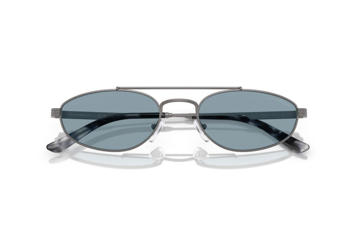 OCCHIALE DA SOLE UOMO | EMPORIO ARMANI EA 2157 - 300372 CANNA DI FUCILE OPACA - CALIBRO 54