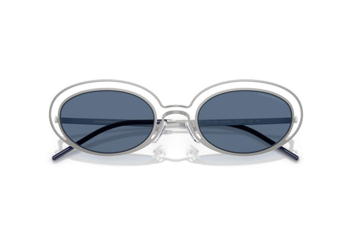 OCCHIALE DA SOLE DONNA | EMPORIO ARMANI EA 2160 - 304580 ARGENTO OPACO - CALIBRO 52