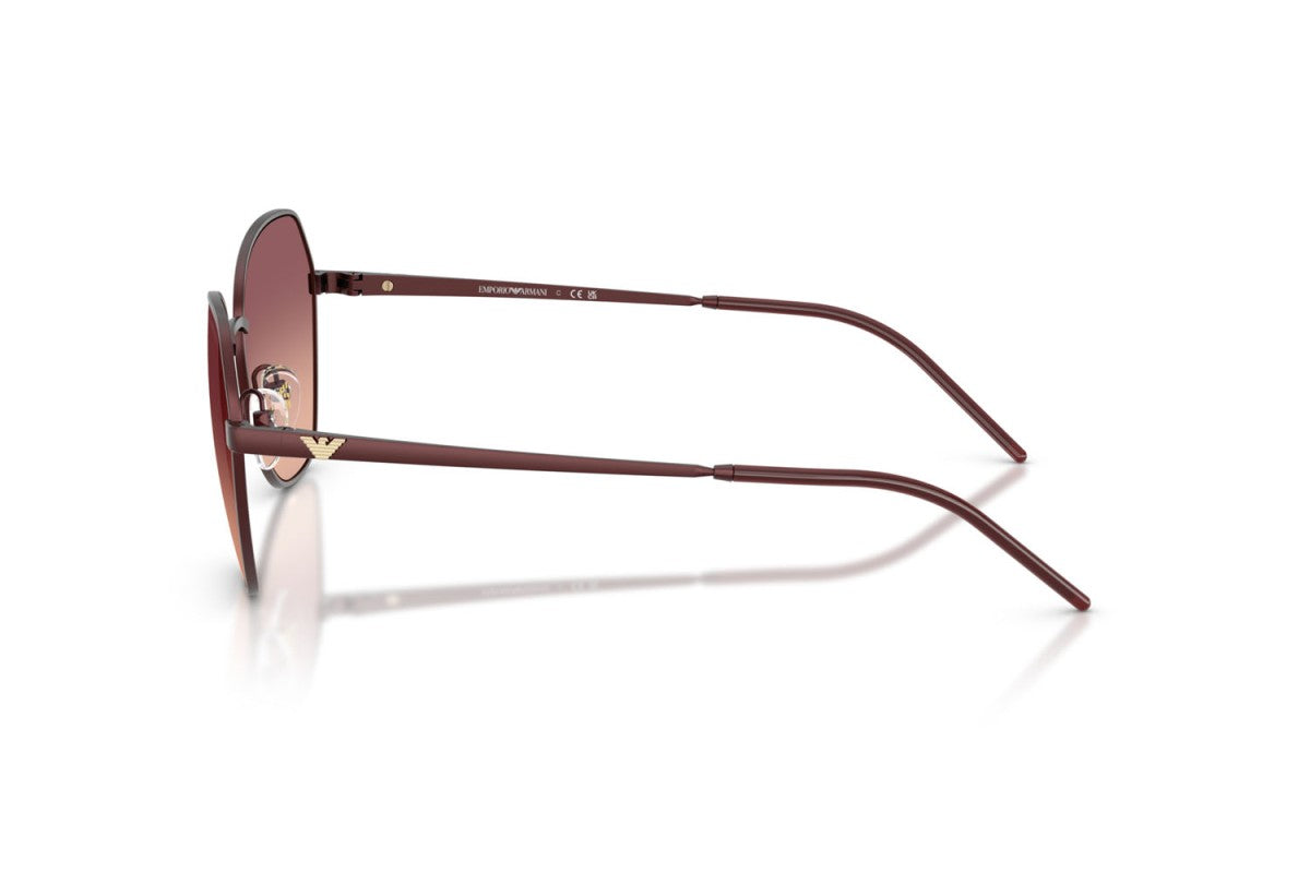 OCCHIALE DA SOLE DONNA | EMPORIO ARMANI EA 2161 - 34018D BORDEAUX OPACO - CALIBRO 55