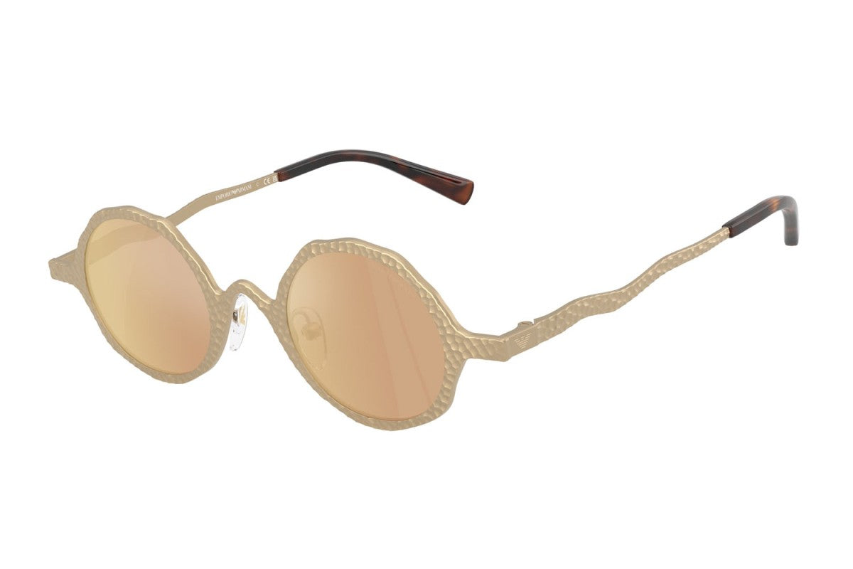OCCHIALE DA SOLE UOMO | EMPORIO ARMANI EA 2166 - 30027J ORO PALLIDO OPACO - CALIBRO 41