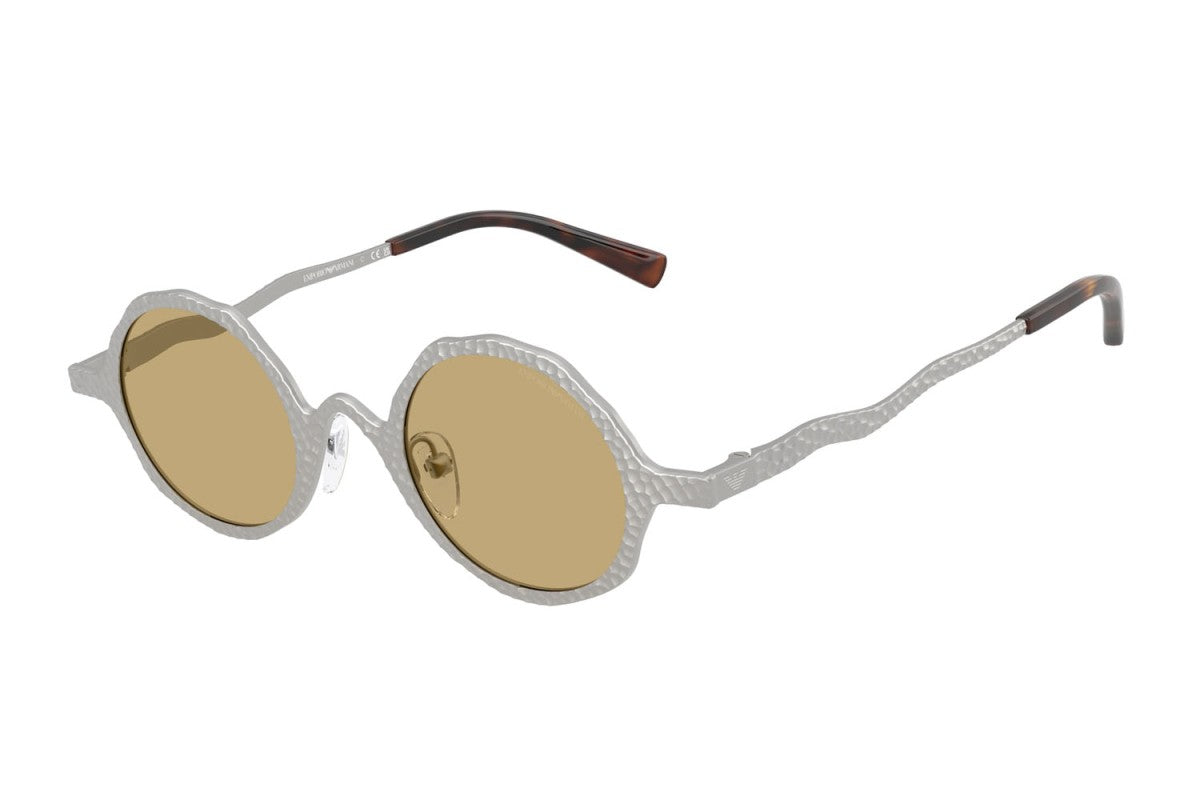 OCCHIALE DA SOLE UOMO | EMPORIO ARMANI EA 2166 - 3015/2 ARGENTO OPACO - CALIBRO 41