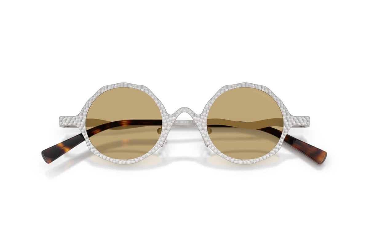 OCCHIALE DA SOLE UOMO | EMPORIO ARMANI EA 2166 - 3015/2 ARGENTO OPACO - CALIBRO 41