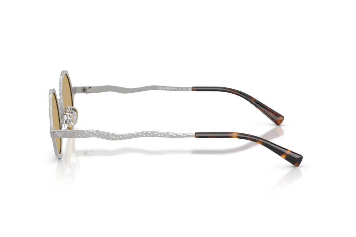 OCCHIALE DA SOLE UOMO | EMPORIO ARMANI EA 2166 - 3015/2 ARGENTO OPACO - CALIBRO 41