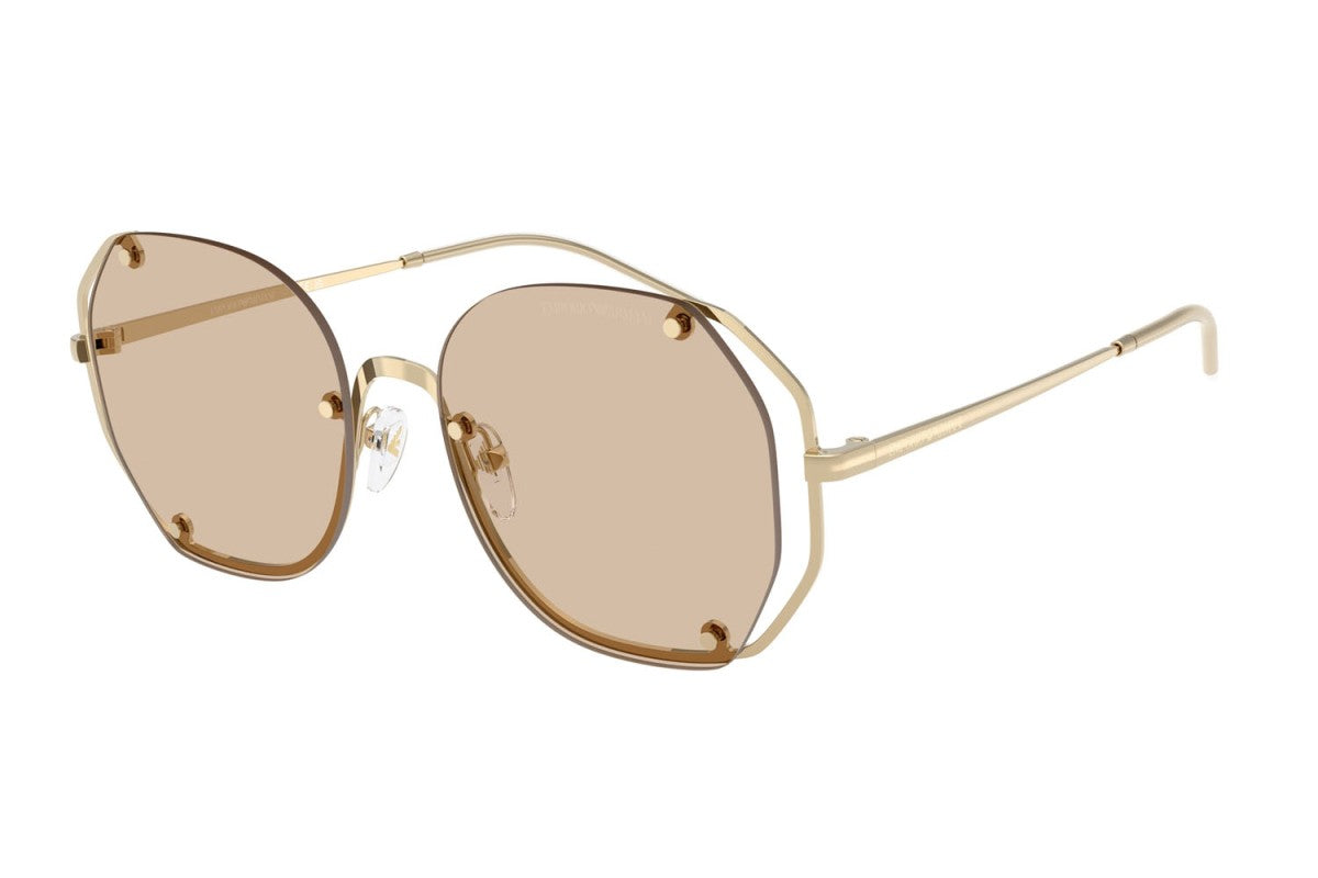 OCCHIALE DA SOLE DONNA | EMPORIO ARMANI EA 2168 - 301393 ORO PALLIDO LUCIDO - CALIBRO 54