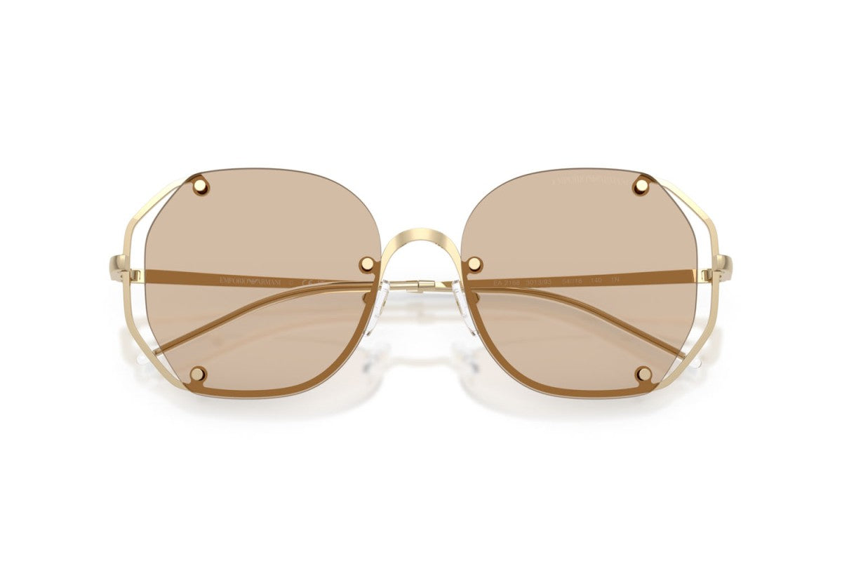 OCCHIALE DA SOLE DONNA | EMPORIO ARMANI EA 2168 - 301393 ORO PALLIDO LUCIDO - CALIBRO 54