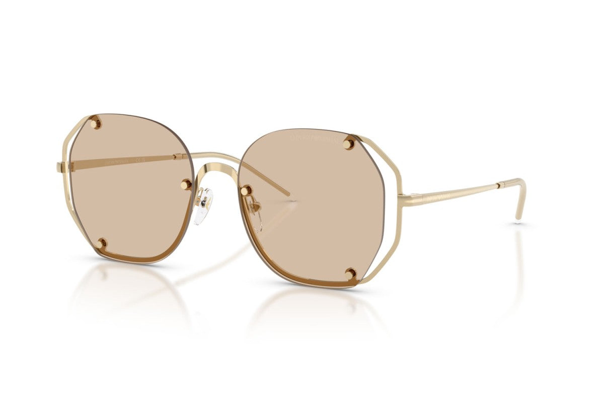 OCCHIALE DA SOLE DONNA | EMPORIO ARMANI EA 2168 - 301393 ORO PALLIDO LUCIDO - CALIBRO 54