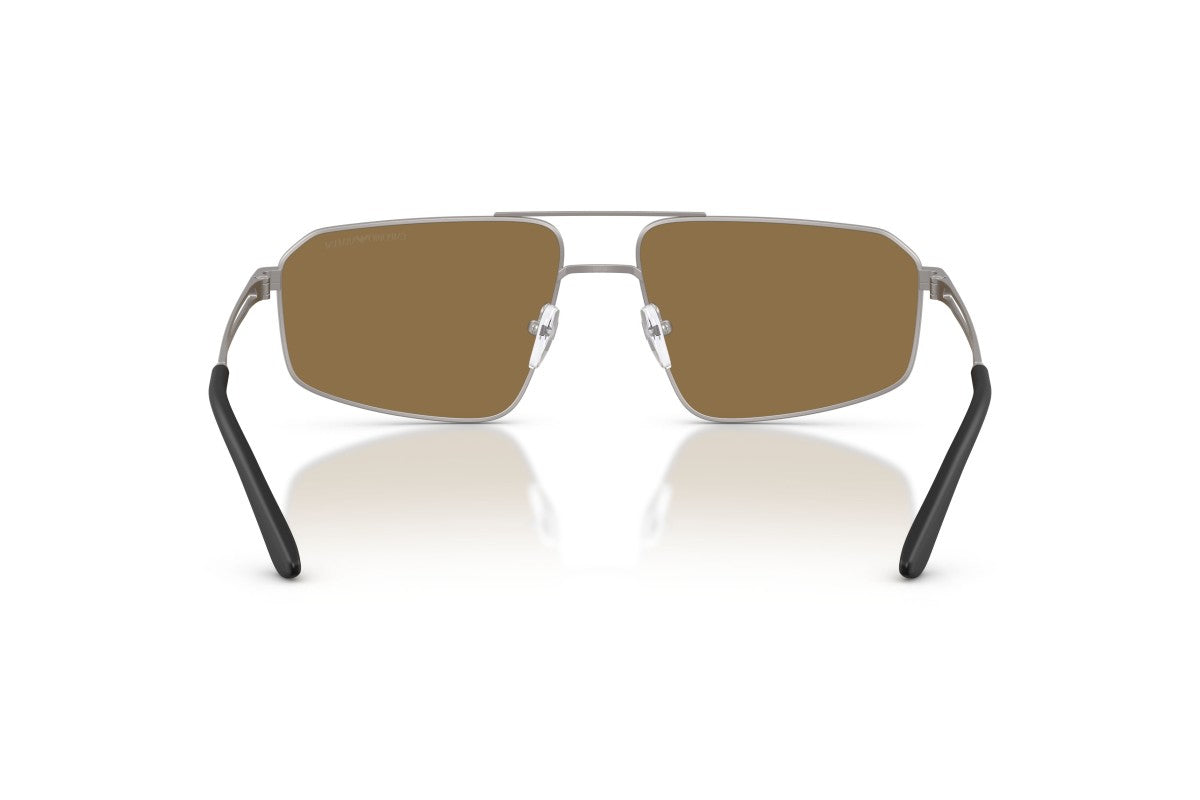 OCCHIALE DA SOLE UOMO | EMPORIO ARMANI EA 2173 - 303273 CANNA DI FUCILE OPACA SPAZZOLATA - CALIBRO 59