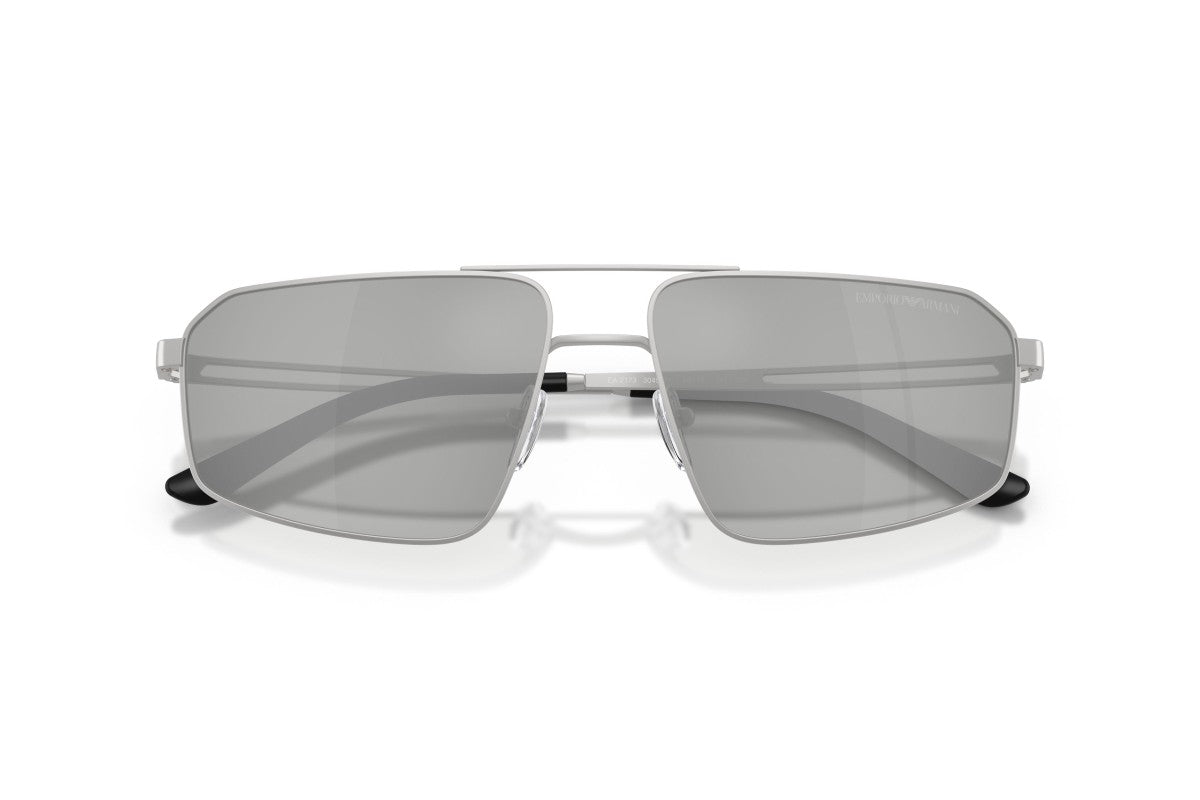 OCCHIALE DA SOLE UOMO | EMPORIO ARMANI EA 2173 - 30458V ARGENTO OPACO - CALIBRO 59