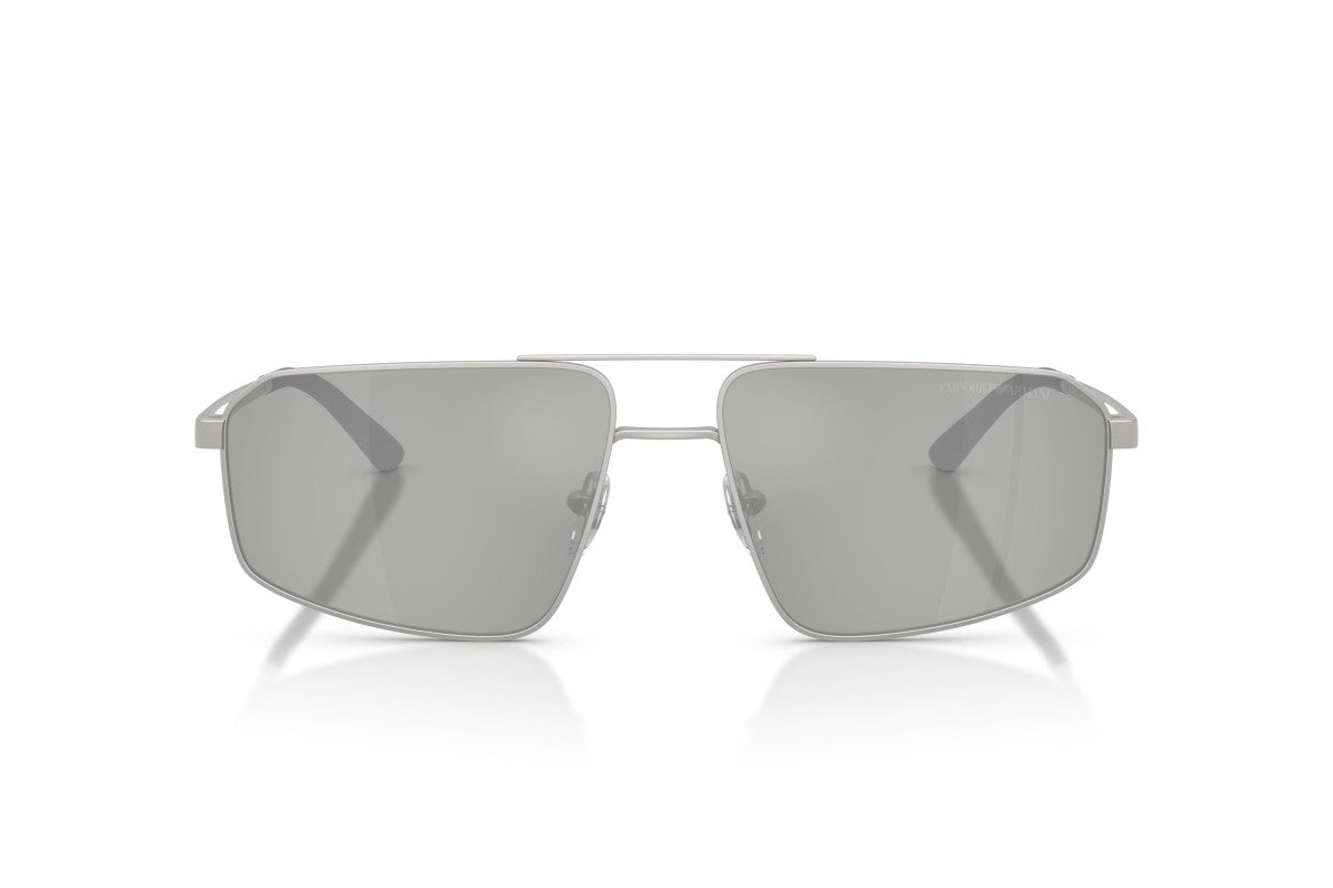 OCCHIALE DA SOLE UOMO | EMPORIO ARMANI EA 2173 - 30458V ARGENTO OPACO - CALIBRO 59