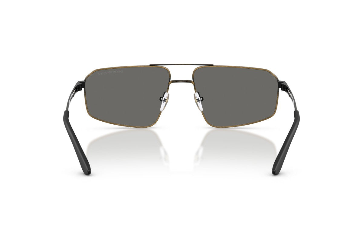 OCCHIALE DA SOLE UOMO | EMPORIO ARMANI EA 2173 - 327087 ORO ANTICO SPAZZOLATO - CALIBRO 59