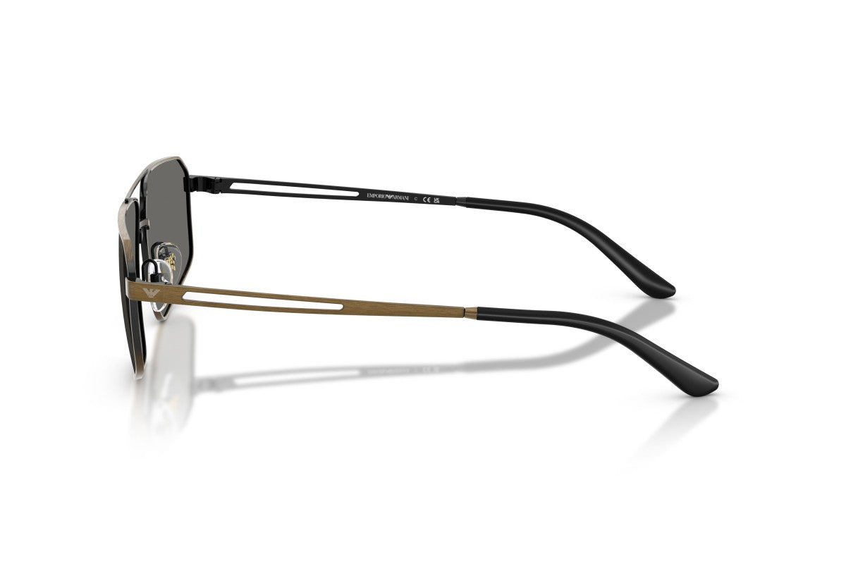 OCCHIALE DA SOLE UOMO | EMPORIO ARMANI EA 2173 - 327087 ORO ANTICO SPAZZOLATO - CALIBRO 59
