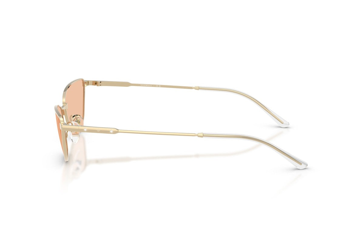 OCCHIALE DA SOLE DONNA | EMPORIO ARMANI EA 2174B - 301393 ORO PALLIDO LUCIDO - CALIBRO 55