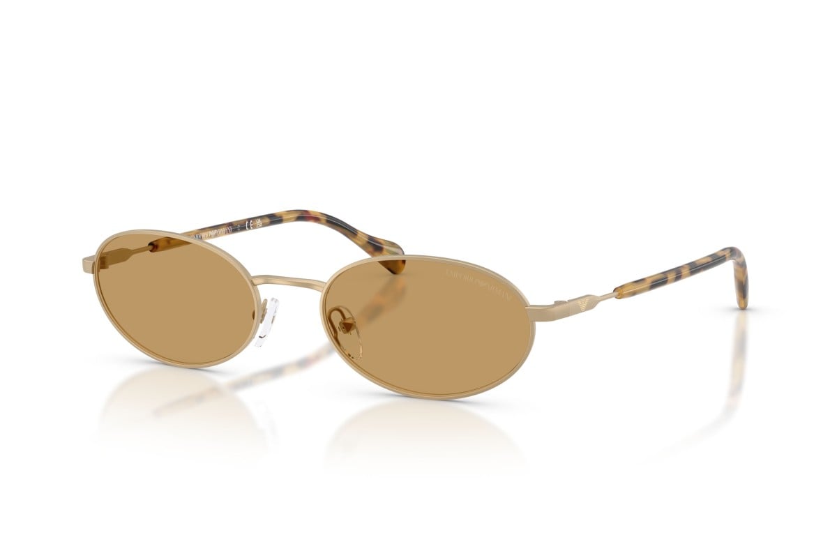 OCCHIALE DA SOLE UOMO | EMPORIO ARMANI EA 2175 - 300273 ORO PALLIDO OPACO - CALIBRO 54