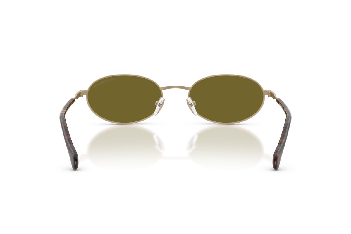 OCCHIALE DA SOLE UOMO | EMPORIO ARMANI EA 2175 - 3002/2 ORO PALLIDO OPACO - CALIBRO 54