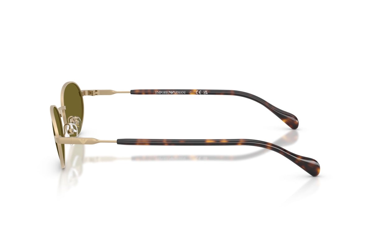 OCCHIALE DA SOLE UOMO | EMPORIO ARMANI EA 2175 - 3002/2 ORO PALLIDO OPACO - CALIBRO 54