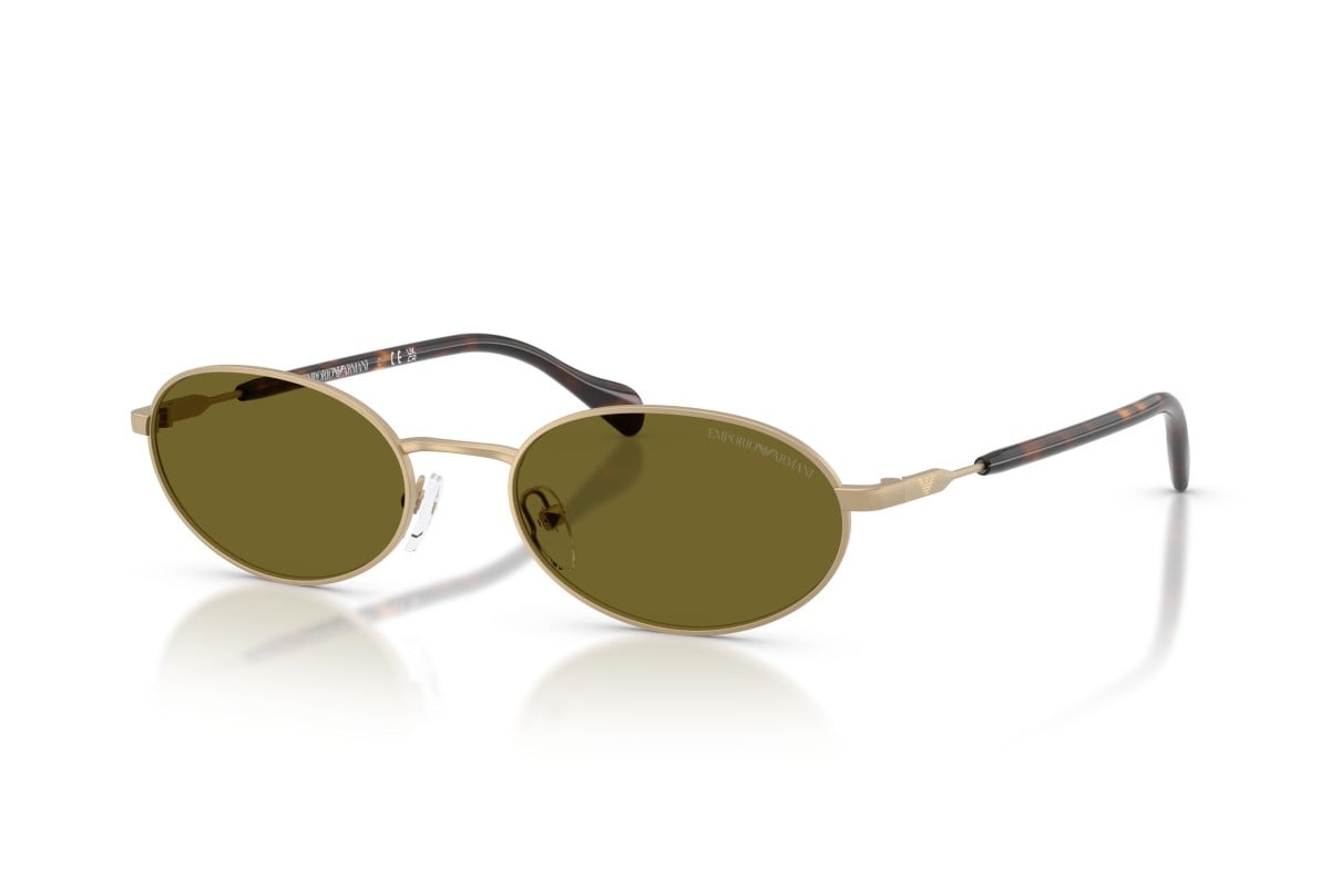 OCCHIALE DA SOLE UOMO | EMPORIO ARMANI EA 2175 - 3002/2 ORO PALLIDO OPACO - CALIBRO 54