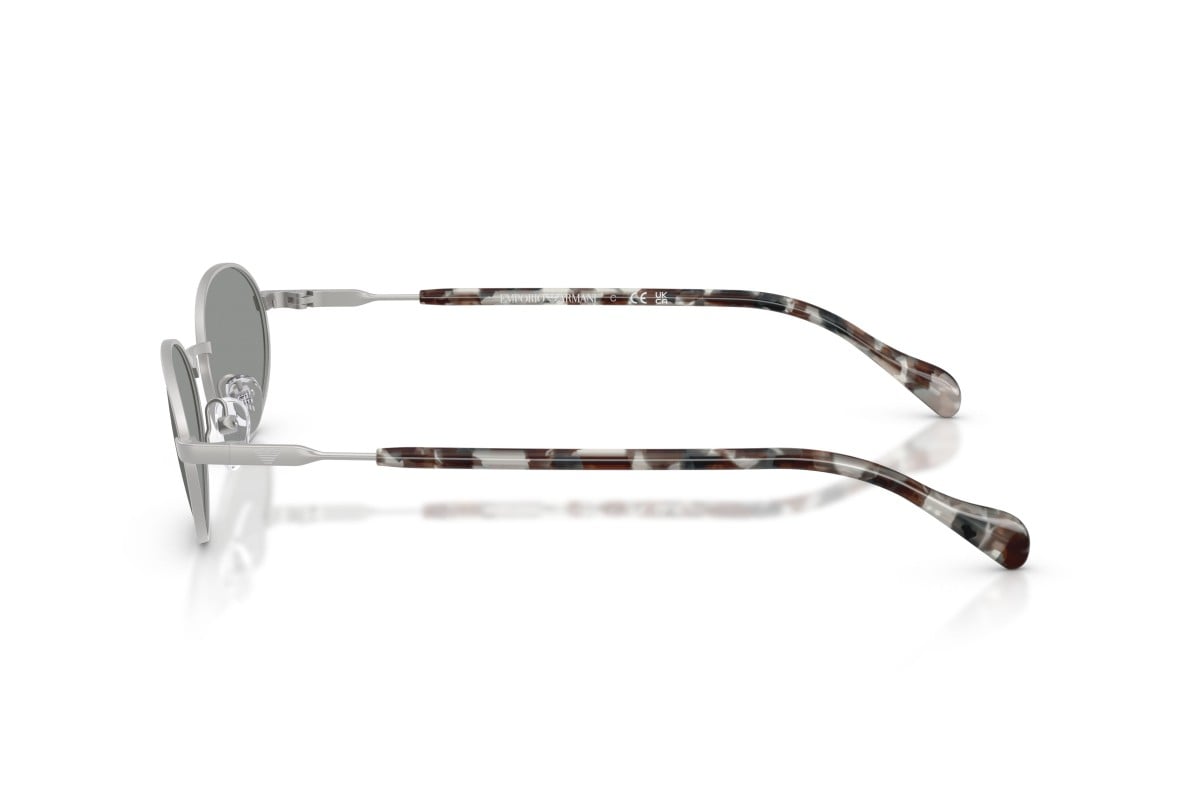 OCCHIALE DA SOLE UOMO | EMPORIO ARMANI EA 2175 - 3015/1 ARGENTO OPACO - CALIBRO 54