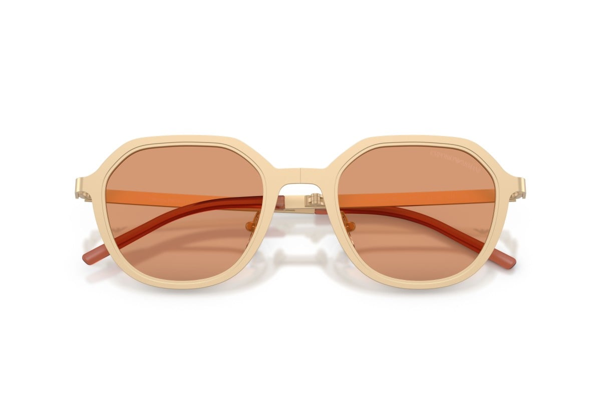 OCCHIALE DA SOLE UOMO | EMPORIO ARMANI EA 2176 - 3002/7 ORO PALLIDO OPACO - CALIBRO 51
