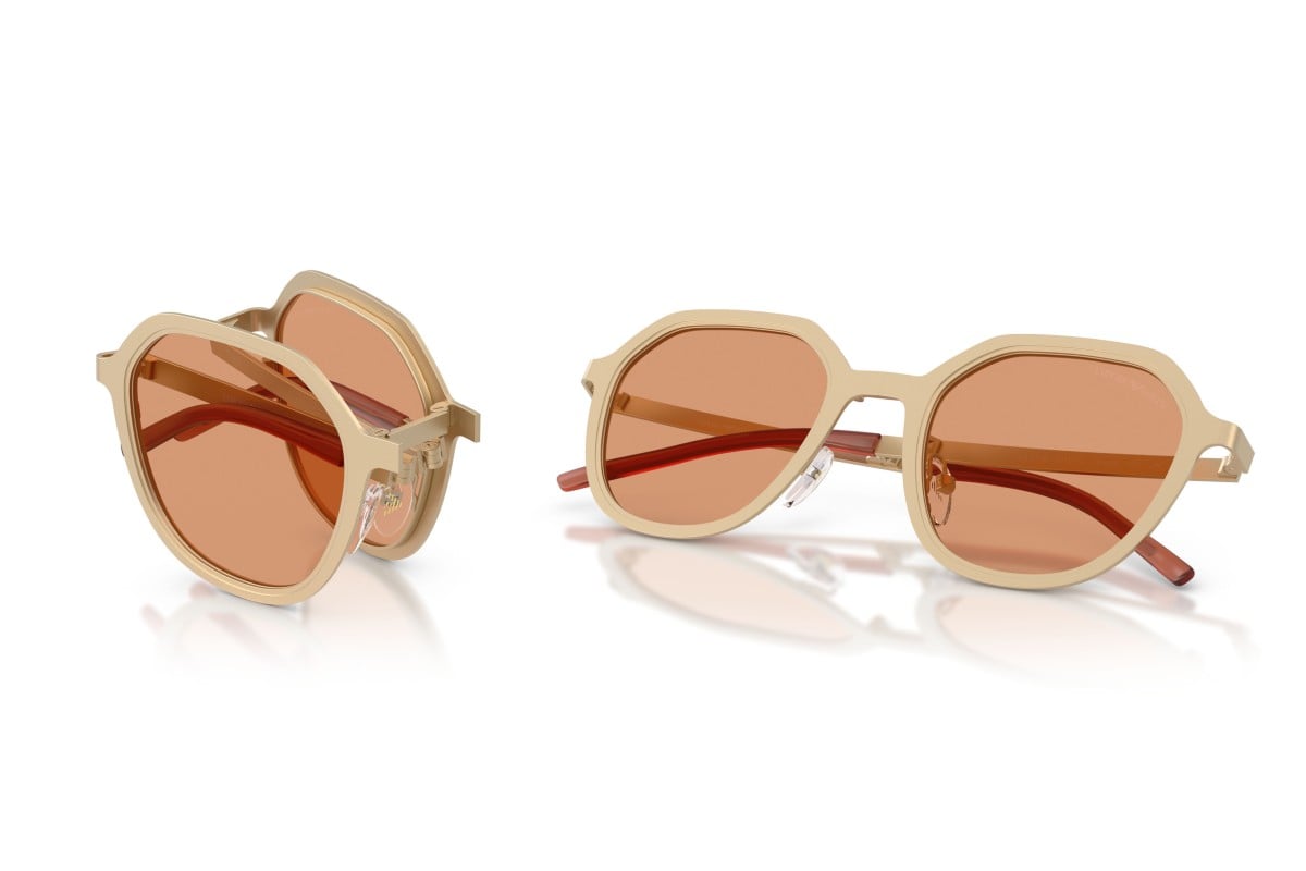 OCCHIALE DA SOLE UOMO | EMPORIO ARMANI EA 2176 - 3002/7 ORO PALLIDO OPACO - CALIBRO 51