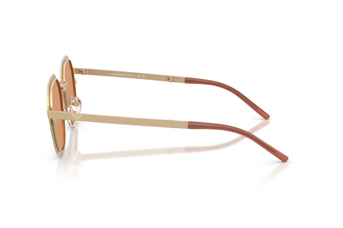 OCCHIALE DA SOLE UOMO | EMPORIO ARMANI EA 2176 - 3002/7 ORO PALLIDO OPACO - CALIBRO 51
