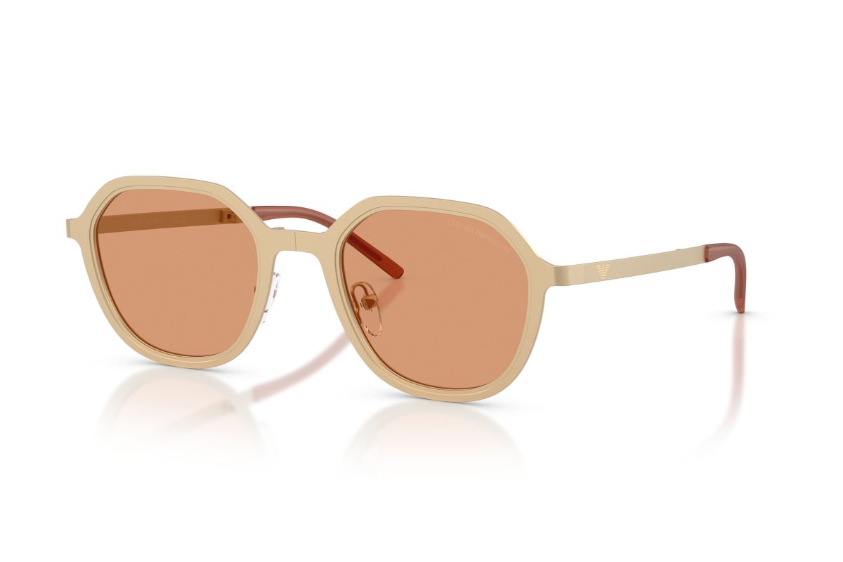 OCCHIALE DA SOLE UOMO | EMPORIO ARMANI EA 2176 - 3002/7 ORO PALLIDO OPACO - CALIBRO 51
