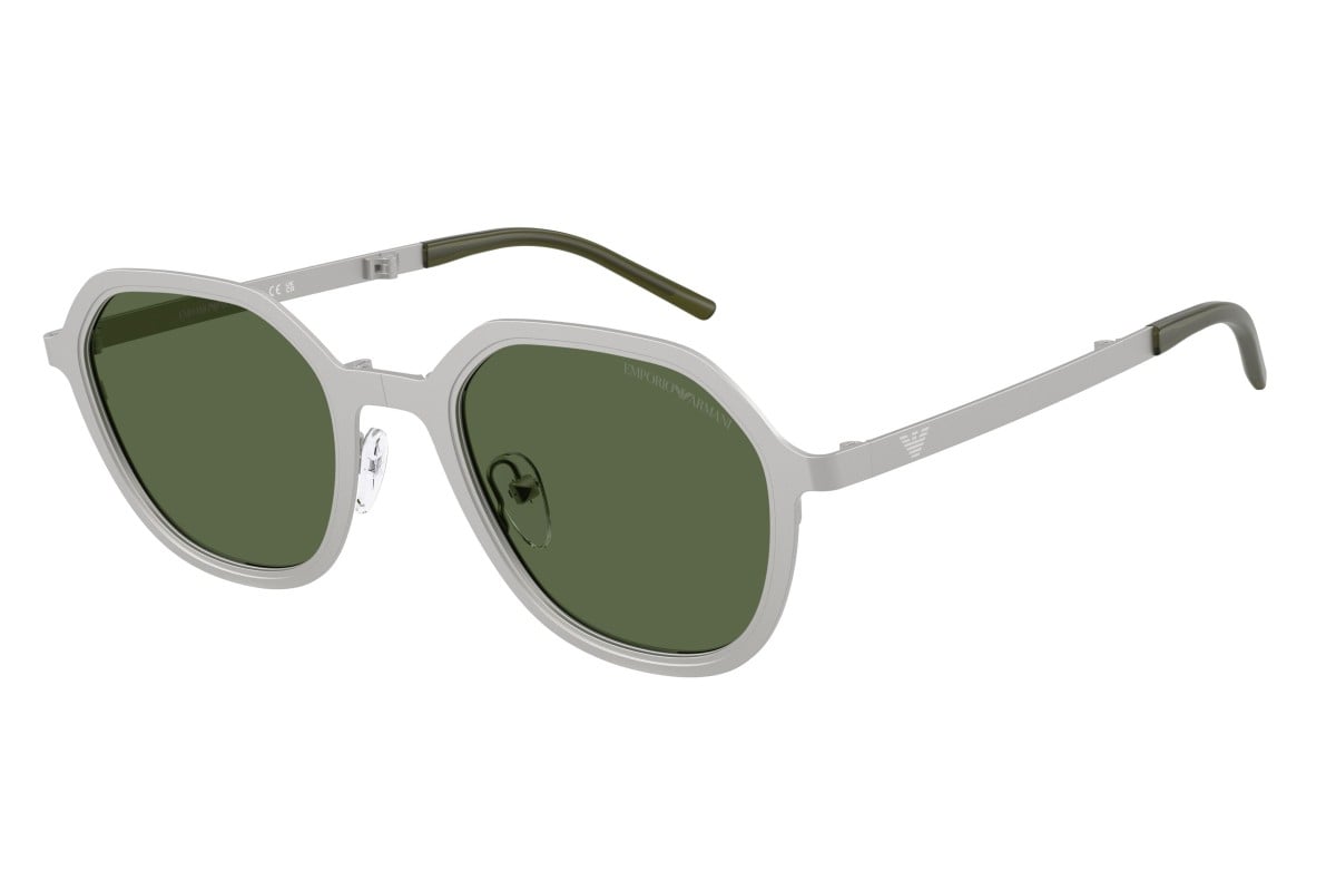 OCCHIALE DA SOLE UOMO | EMPORIO ARMANI EA 2176 - 301571 ARGENTO OPACO - CALIBRO 51