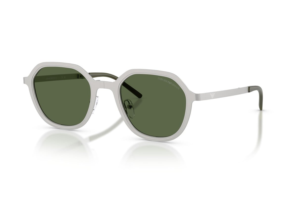 OCCHIALE DA SOLE UOMO | EMPORIO ARMANI EA 2176 - 301571 ARGENTO OPACO - CALIBRO 51