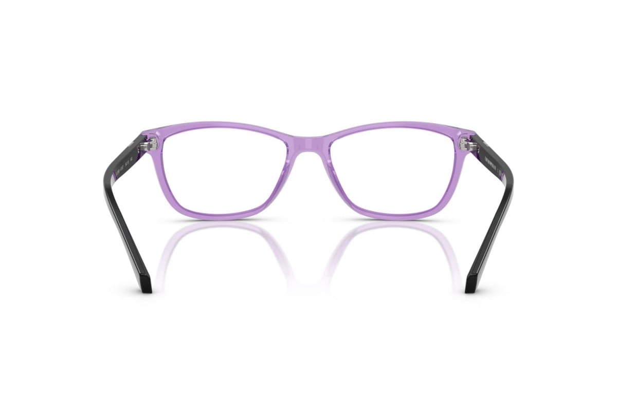 OCCHIALE DA VISTA DONNA | EMPORIO ARMANI EA 3099 - 6197 VIOLA TRASPARENTE LUCIDO - CALIBRO 54