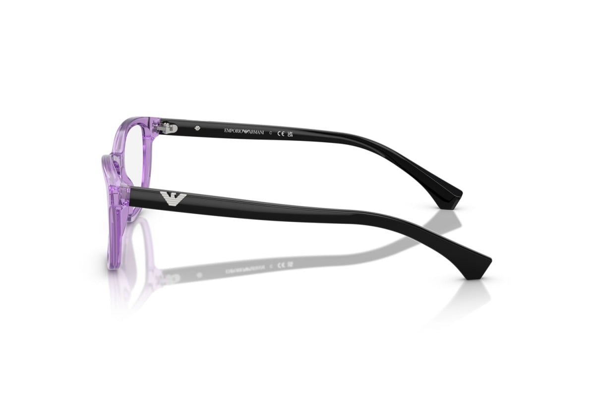 OCCHIALE DA VISTA DONNA | EMPORIO ARMANI EA 3099 - 6197 VIOLA TRASPARENTE LUCIDO - CALIBRO 54