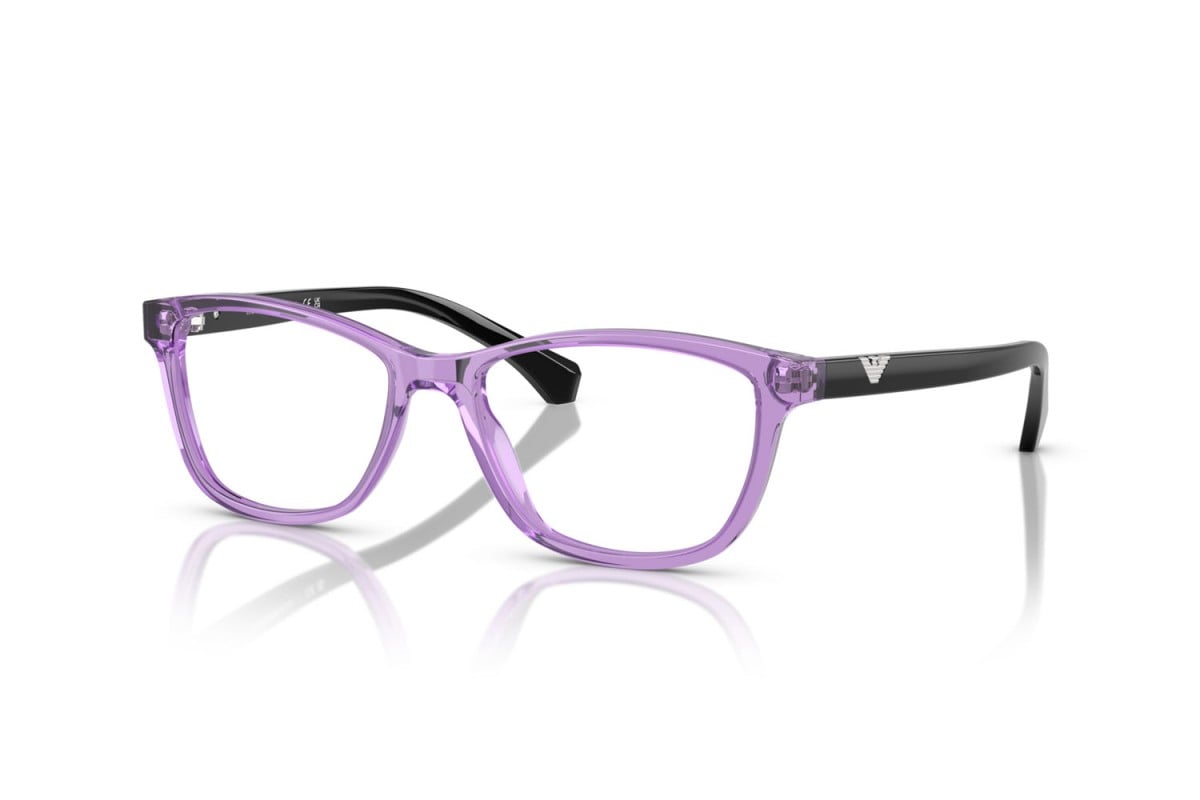 OCCHIALE DA VISTA DONNA | EMPORIO ARMANI EA 3099 - 6197 VIOLA TRASPARENTE LUCIDO - CALIBRO 54