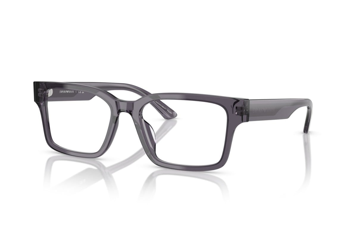 EMPORIO ARMANI - 6106 GRIGIO TRASPARENTE | OCCHIALE DA VISTA DONNA - EA 3245U CALIBRO 52