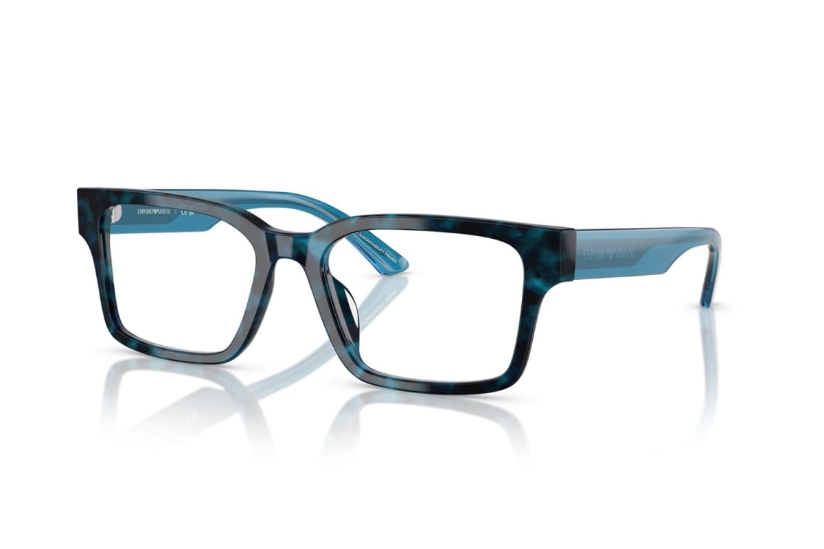 EMPORIO ARMANI - 6180 BLU AVANA | OCCHIALE DA VISTA DONNA - EA 3245U CALIBRO 54