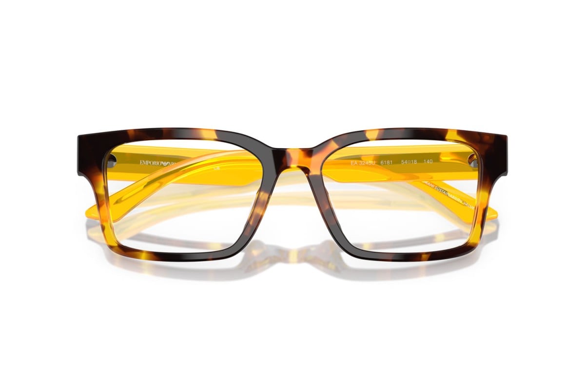 EMPORIO ARMANI - 6181 GIALLO AVANA | OCCHIALE DA VISTA DONNA - EA 3245U CALIBRO 54