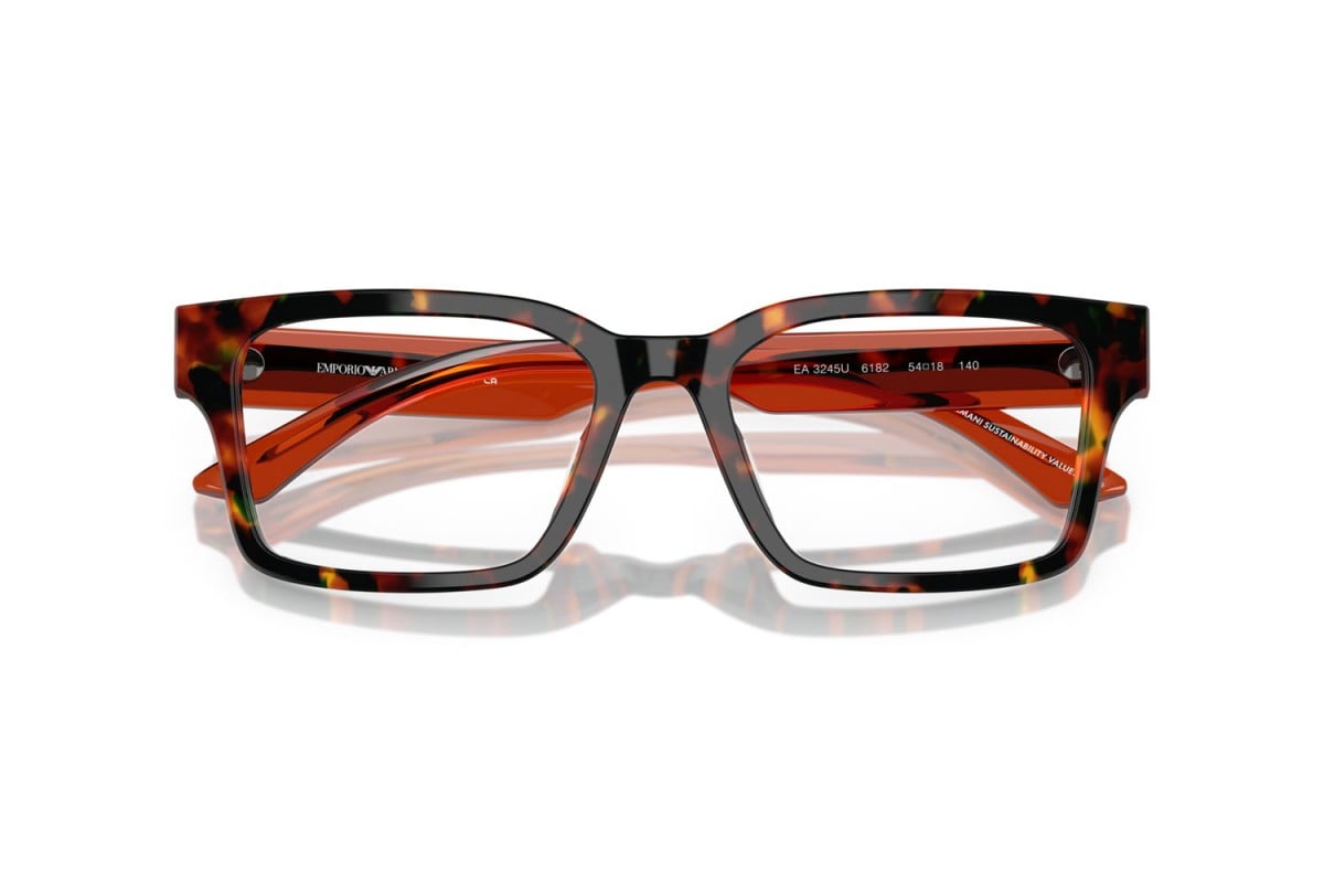 EMPORIO ARMANI - 6182 MARRONE AVANA | OCCHIALE DA VISTA DONNA - EA 3245U CALIBRO 54