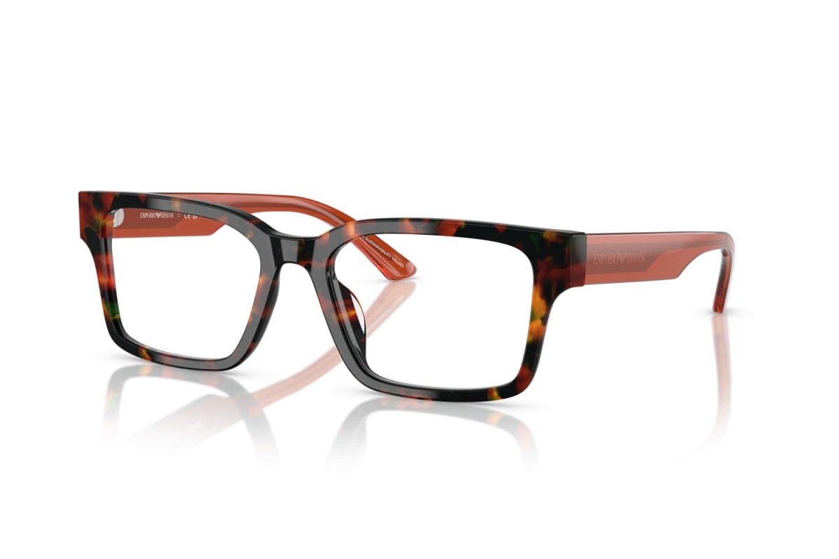 EMPORIO ARMANI - 6182 MARRONE AVANA | OCCHIALE DA VISTA DONNA - EA 3245U CALIBRO 52