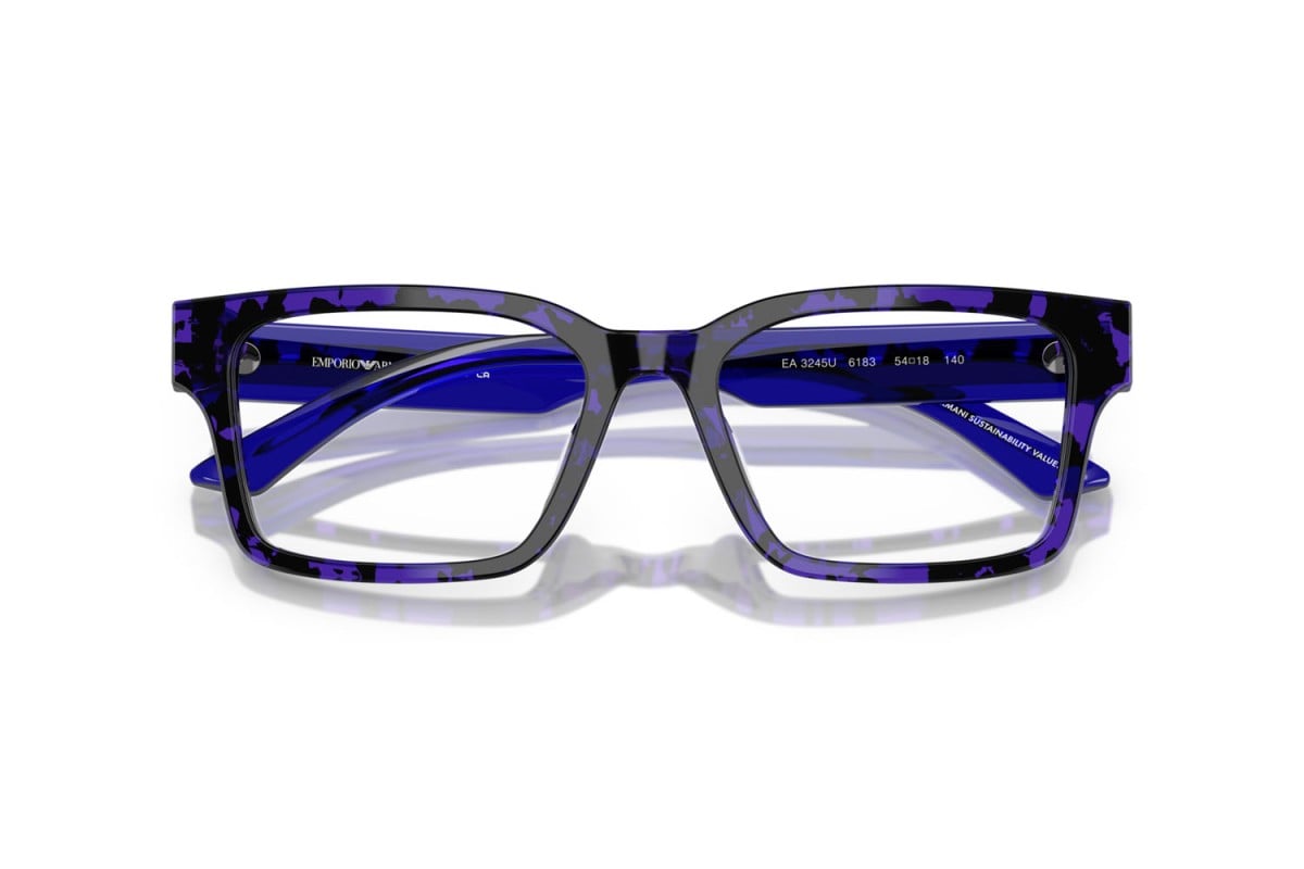 EMPORIO ARMANI - 6183 AVANA VIOLA | OCCHIALE DA VISTA DONNA - EA 3245U CALIBRO 54