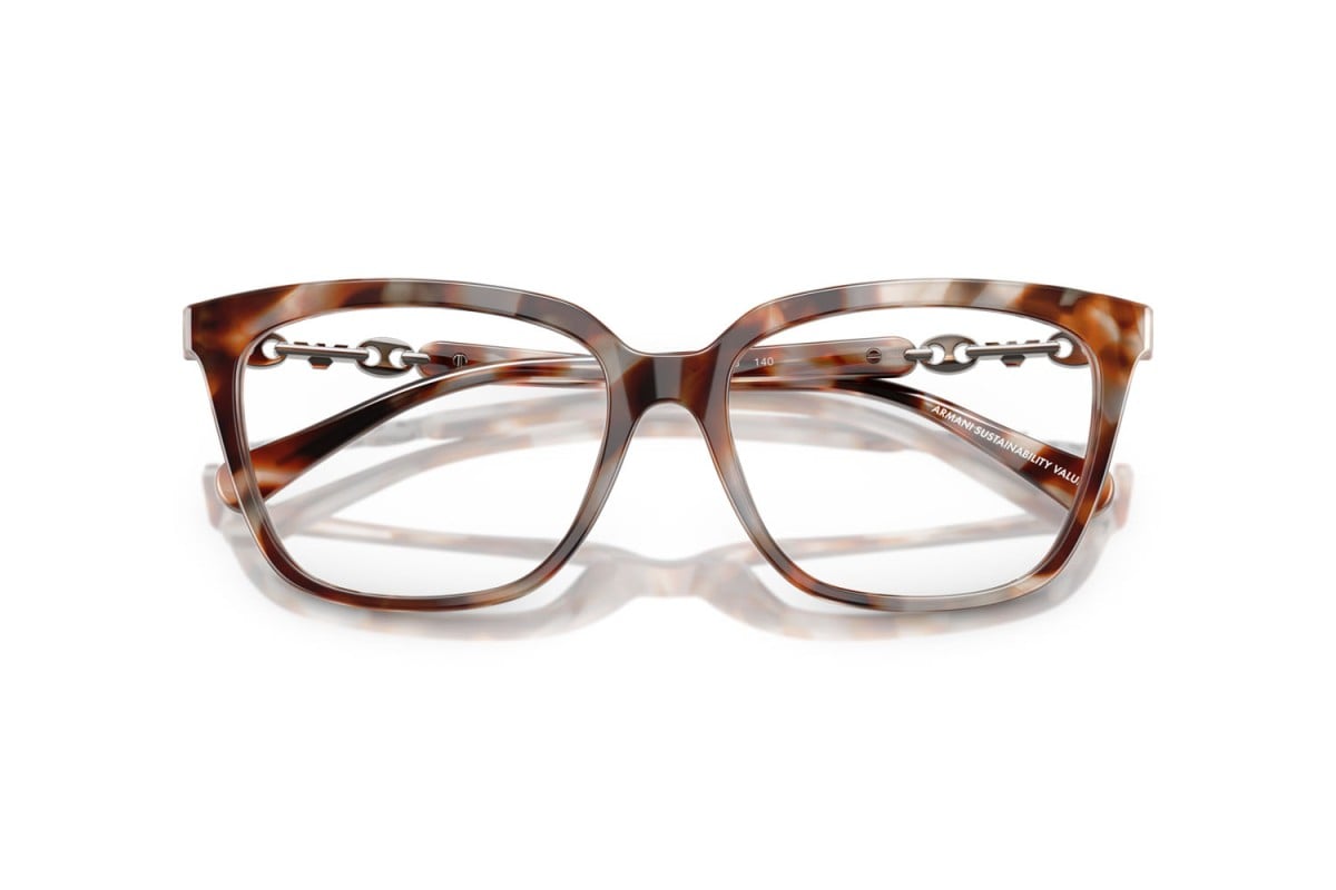 EMPORIO ARMANI - 6195 GRIGIO AVANA LUCIDO | OCCHIALE DA VISTA DONNA - EA 3248 CALIBRO 55