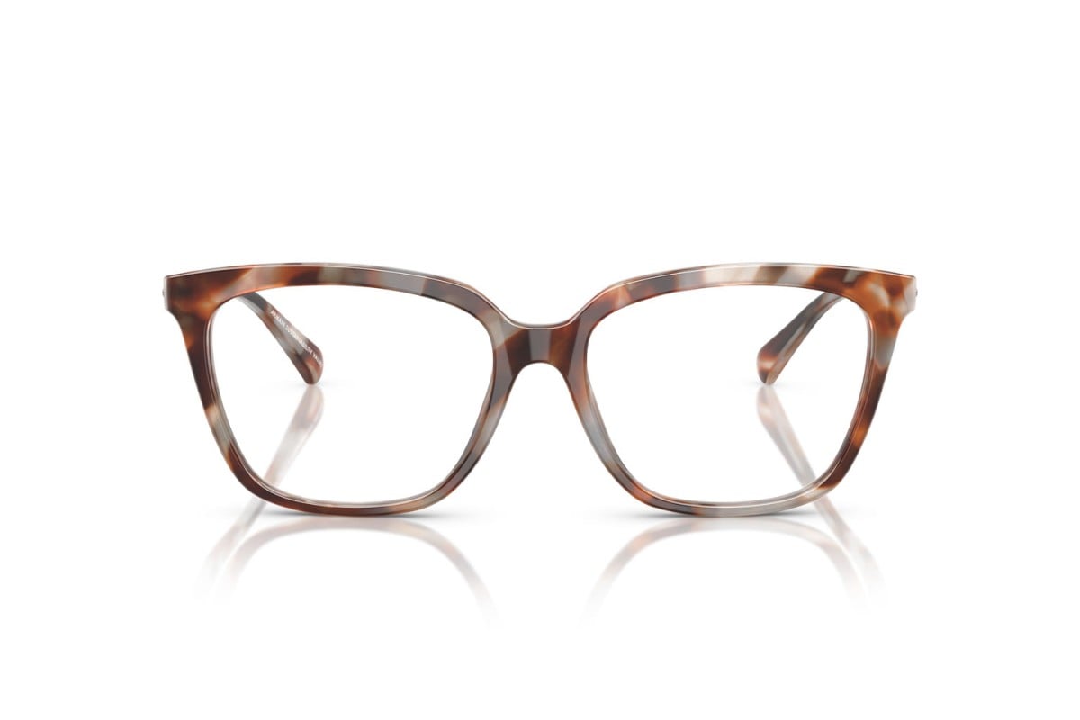 EMPORIO ARMANI - 6195 GRIGIO AVANA LUCIDO | OCCHIALE DA VISTA DONNA - EA 3248 CALIBRO 53