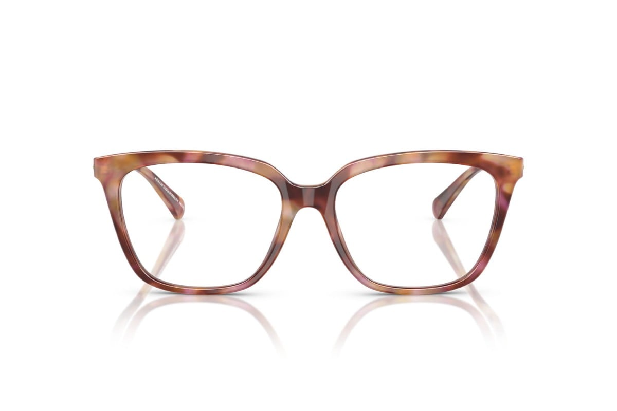 EMPORIO ARMANI - 6196 ROSSO AVANA LUCIDO | OCCHIALE DA VISTA DONNA - EA 3248 CALIBRO 53