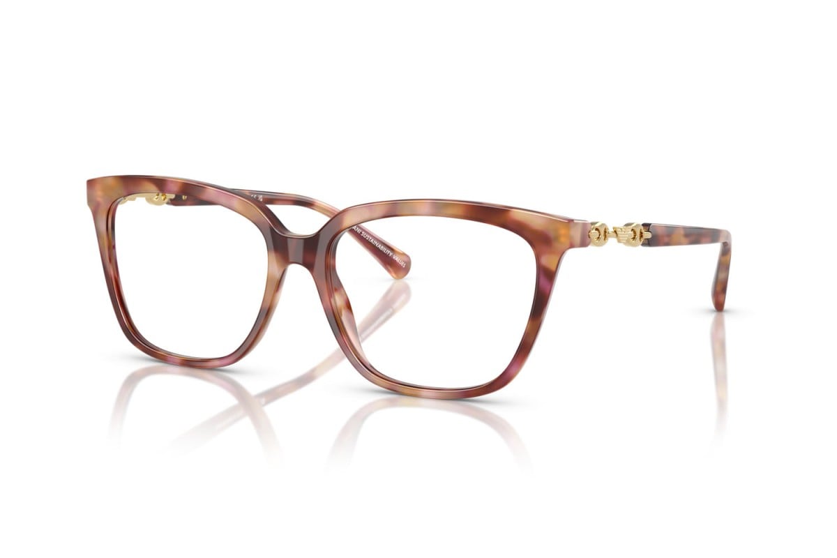 EMPORIO ARMANI - 6196 ROSSO AVANA LUCIDO | OCCHIALE DA VISTA DONNA - EA 3248 CALIBRO 53