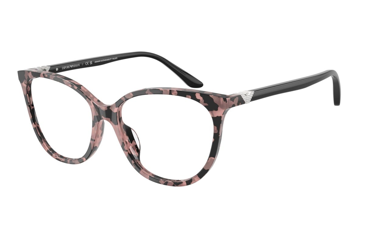 OCCHIALE DA VISTA DONNA | EMPORIO ARMANI EA 3249U - 5766 AVANA ROSA BRILLANTE - CALIBRO 53