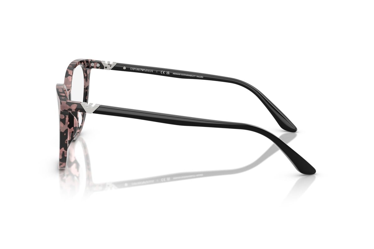 OCCHIALE DA VISTA DONNA | EMPORIO ARMANI EA 3249U - 5766 AVANA ROSA BRILLANTE - CALIBRO 53