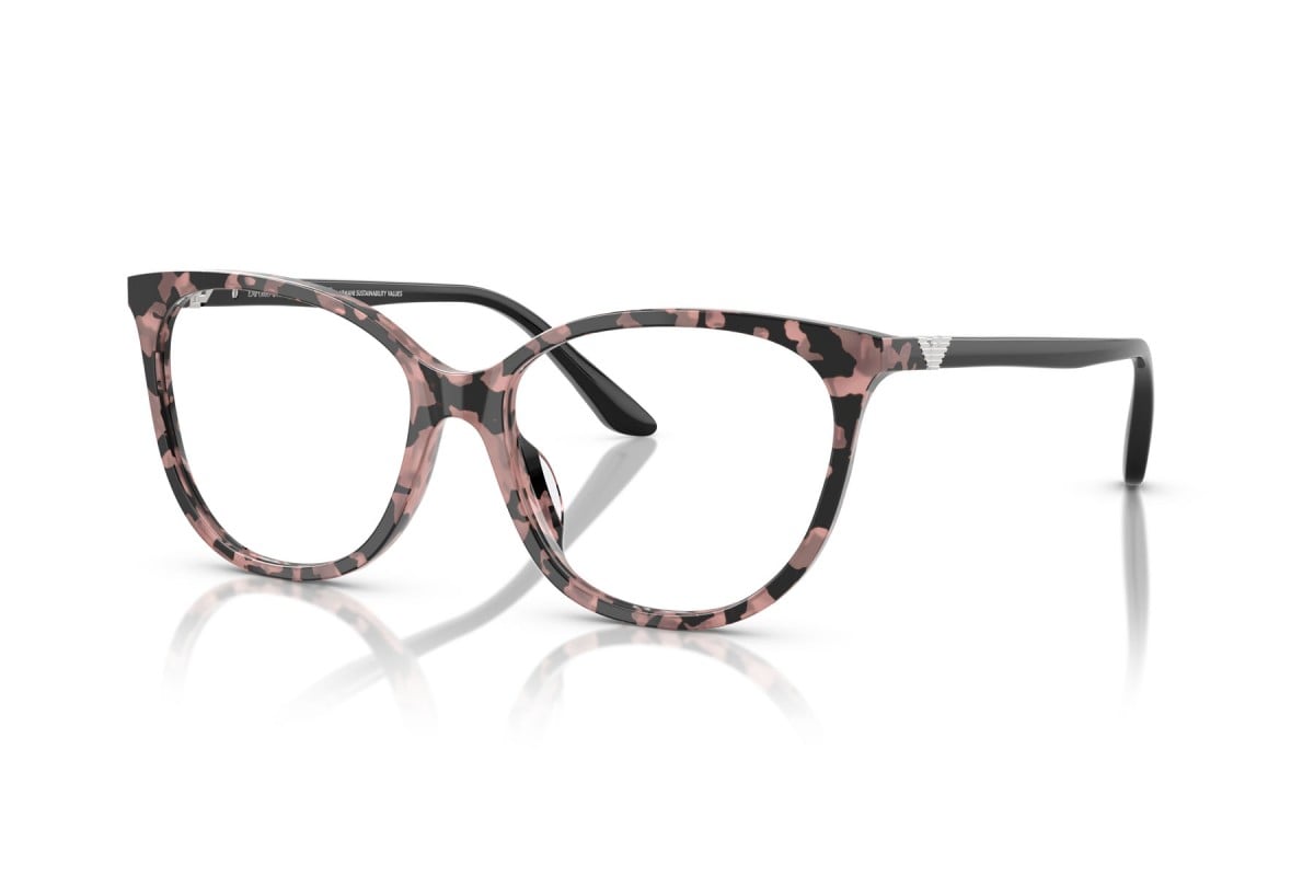 OCCHIALE DA VISTA DONNA | EMPORIO ARMANI EA 3249U - 5766 AVANA ROSA BRILLANTE - CALIBRO 53